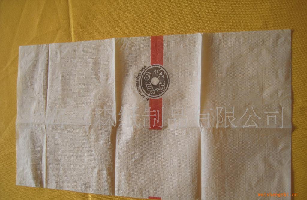 【衛(wèi)生環(huán)?！窟M(jìn)口原生木漿錯位折疊餐巾紙定牌餐巾紙歡迎訂購