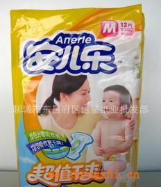 安兒樂嬰兒紙尿褲中號(hào)12片一件12包，超值干爽。