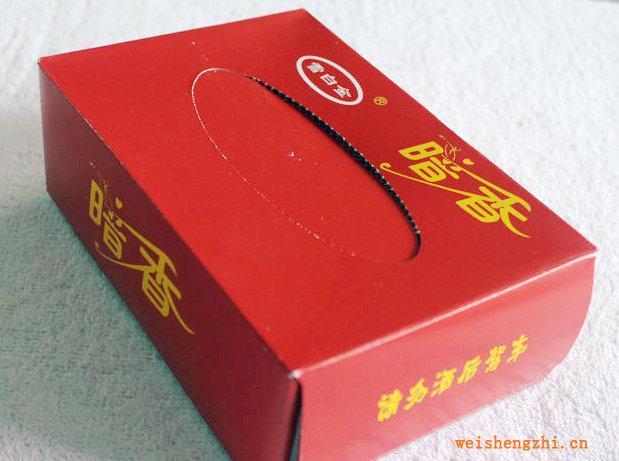 紅色抽紙盒批發(fā)酒店、賓館專用中長(zhǎng)抽紙盒抽，可訂做