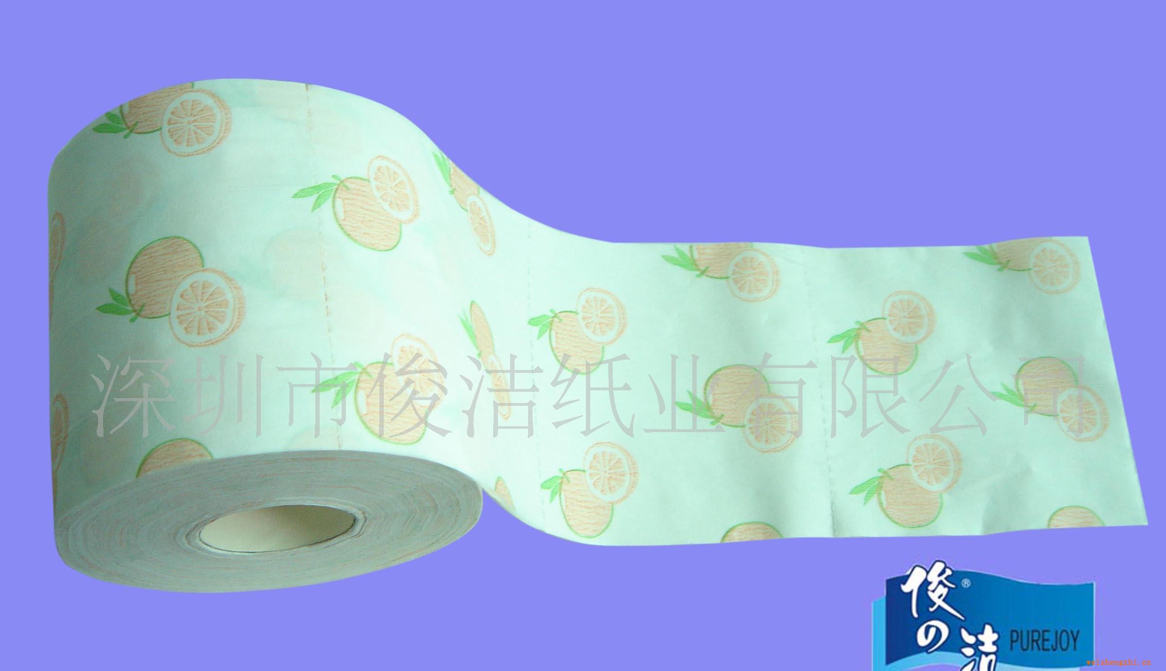 供應(yīng)兩色印刷衛(wèi)生卷紙，廁紙，小卷紙，小盤紙，大卷紙