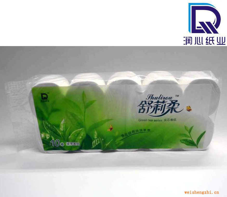 廠家直銷(xiāo)優(yōu)惠卷紙巾，大卷紙，有芯卷紙，酒店生活用卷紙MJ107