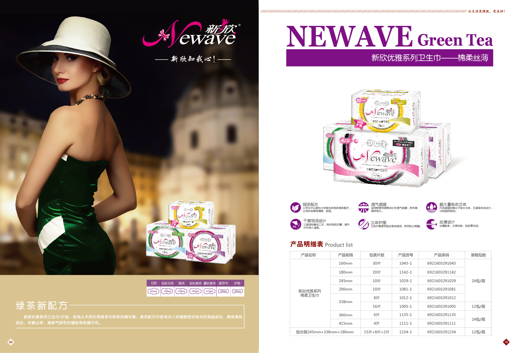 新欣牌優(yōu)雅系列衛(wèi)生巾 (2)