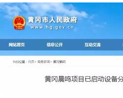 為了適應(yīng)環(huán)境建設(shè)，黃岡晨鳴項目已取消