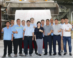 太陽(yáng)紙業(yè)41號(hào)機(jī)順利投產(chǎn) 產(chǎn)品主要為特種生活用紙