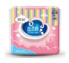 益柔棉絲薄夜用型衛(wèi)生巾14+6片 450mm